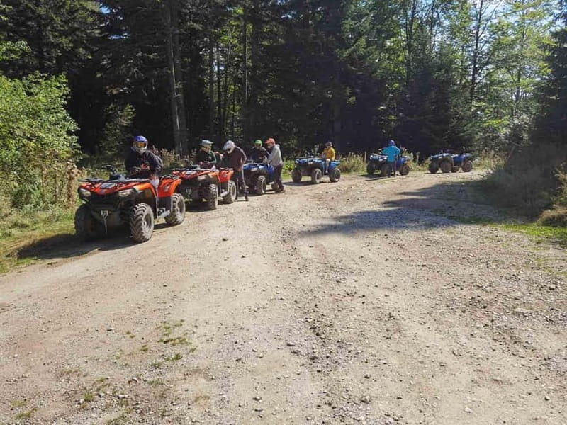 Bansko: Guided ATV Adventure - Getting familiar with a 450 cc ATV