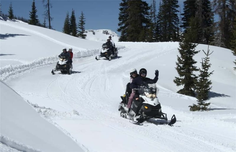 Borovets: Snowmobile Adventure - Meeting the instructor at Cherveno zname slope
