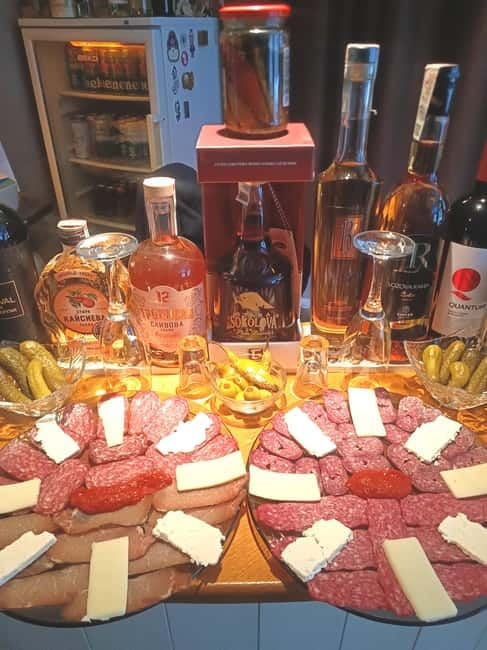 Bulgarian Premium Aged Rakia, Cold Cuts and Pickles Tasting - Meeting near Serdika, then finding the secret room