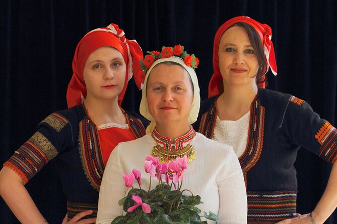 Discover Bulgaria with Dance in Sofia, Bulgaria - Trying on the traditional garb