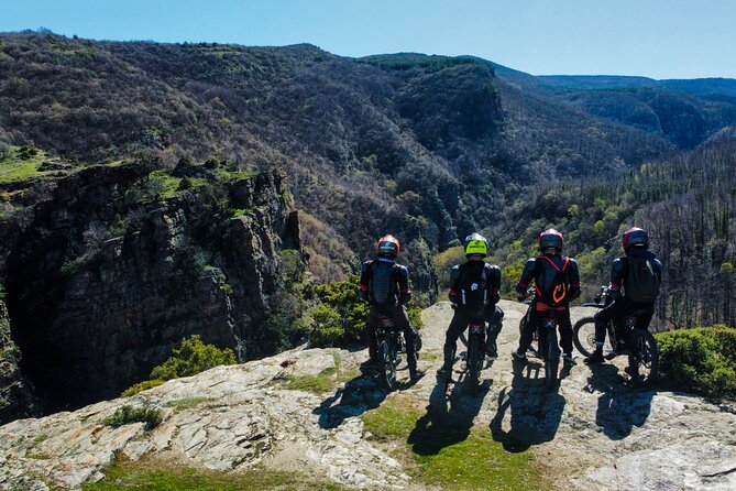 E-Motorcycle Tour in Rhodope Mountains to a Beautiful Canyon View - Riding an electric motorcycle in mountain country