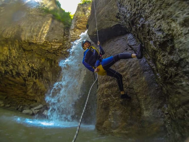 Emen: Canyoning at Negovanka Gorge w/ Optional Free Camping - Momin Skok Waterfall is the big test