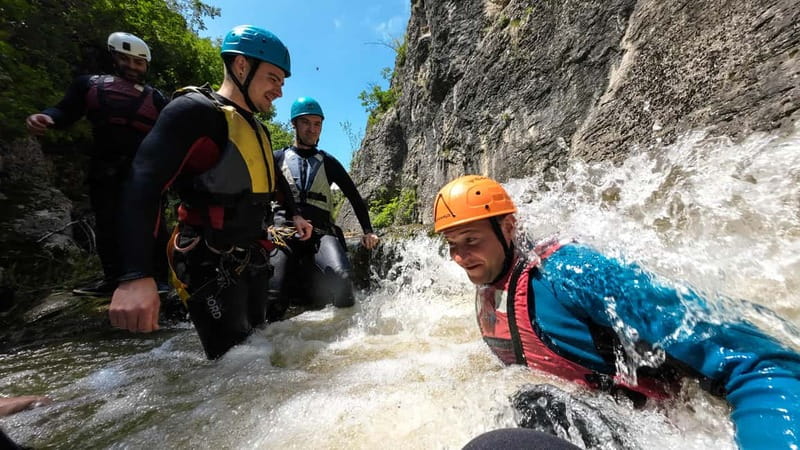 Emen: Canyoning at Negovanka Gorge w/ Optional Free Camping - The first hour: coffee, theory, and getting comfortable