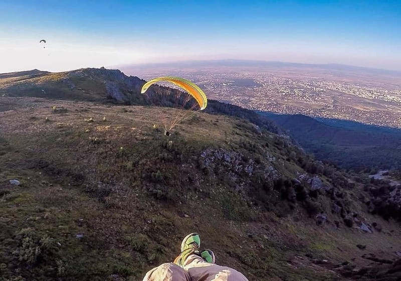 Paragliding Sofia from Above - A tandem flight, not a solo lesson