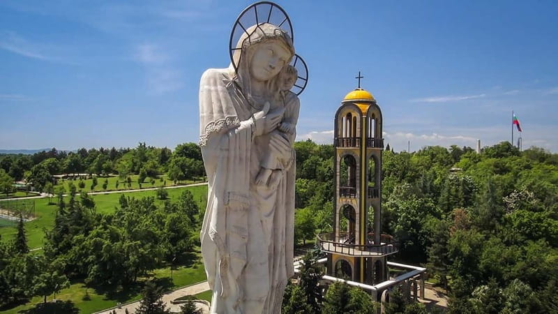 Plovdiv: Perperikon, Haskovo and Thracian Tomb Full-Day Trip - Haskovo and the huge Virgin Mary monument