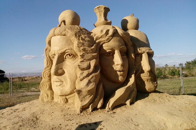Self-Guided Sand Festival in Burgas - Starting at Severen Plaj and the Pantheon area