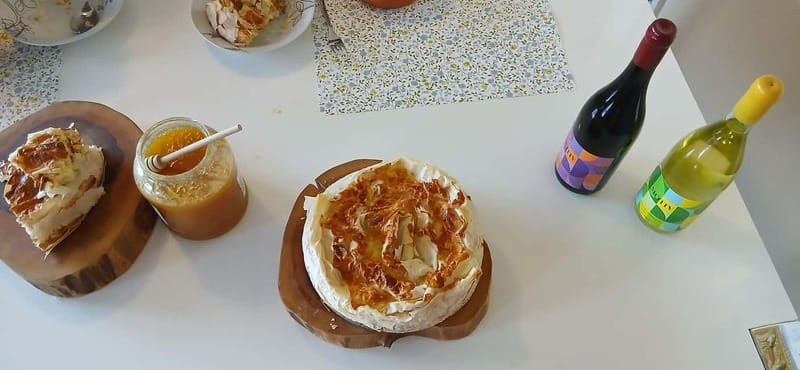 Sofia: Banitsa Pastry Class with a Local with Bulgarian Wine - Making banitsa with filo, eggs, cheese, and yogurt