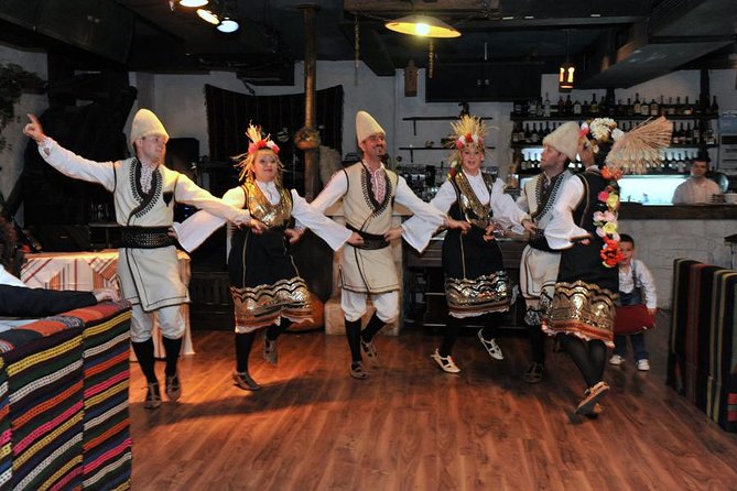 Sofia by Night Panoramic Tour with Dinner and Folklore Show - Narodno Sabranie Square and the King Liberator