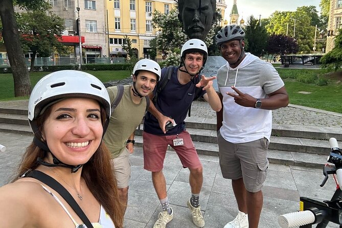Sofia on an Electric Scooter - Guided Tour - Knyazheska Garden and Eagle’s Bridge change the mood