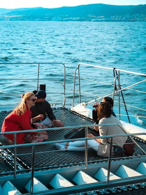 Sunny Beach, Bulgaria: Half-Day Black Sea Catamaran Cruise - Lunch with pasta, salads, and an open bar