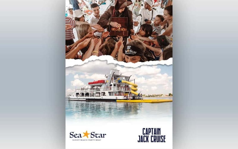 Sunny Beach: Half-Day Captain Jack's Boat Tour with Lunch - Captain Jack and the pirate crew